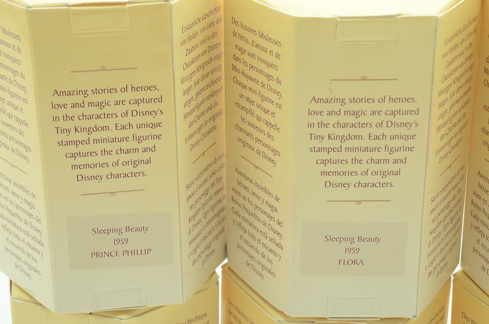 Collection of Seven Tiny Kingdom 'Sleeping Beauty' Figures