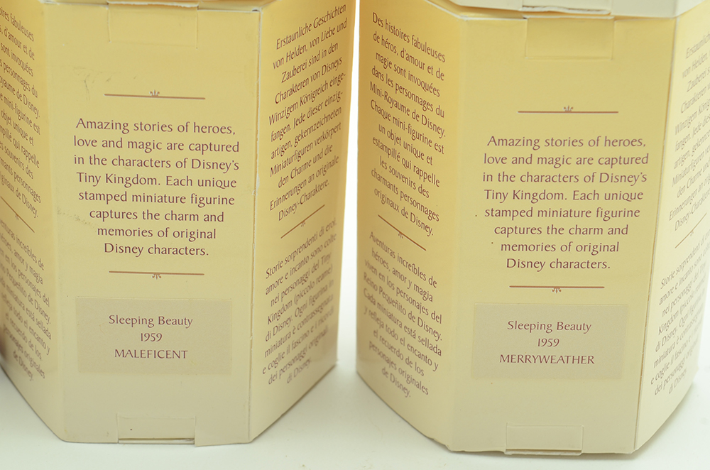 Collection of Seven Tiny Kingdom 'Sleeping Beauty' Figures