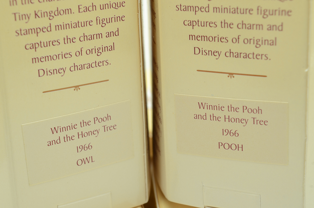 Disney "Winnie the Pooh and the Honey Tree" "Tiny Kingdom" Figurines