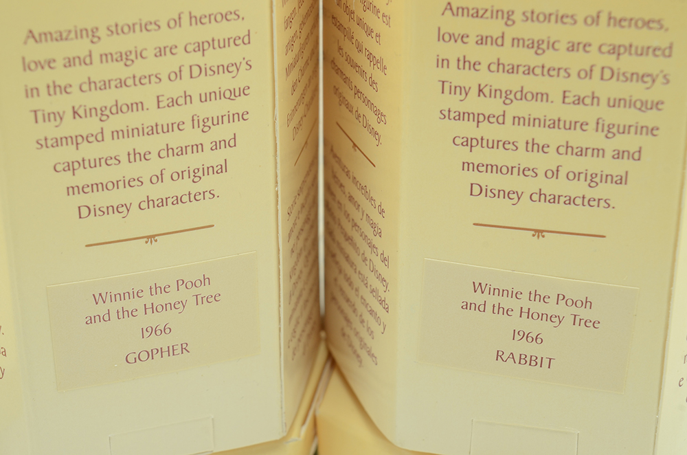 Disney "Winnie the Pooh and the Honey Tree" "Tiny Kingdom" Figurines