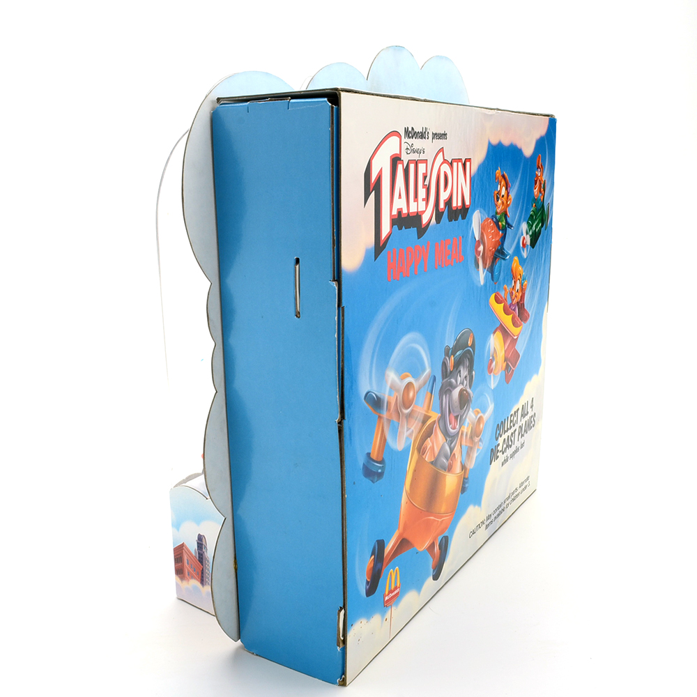 1990 Disney "TaleSpin" McDonald's Happy Meal Display With Die-Cast Planes