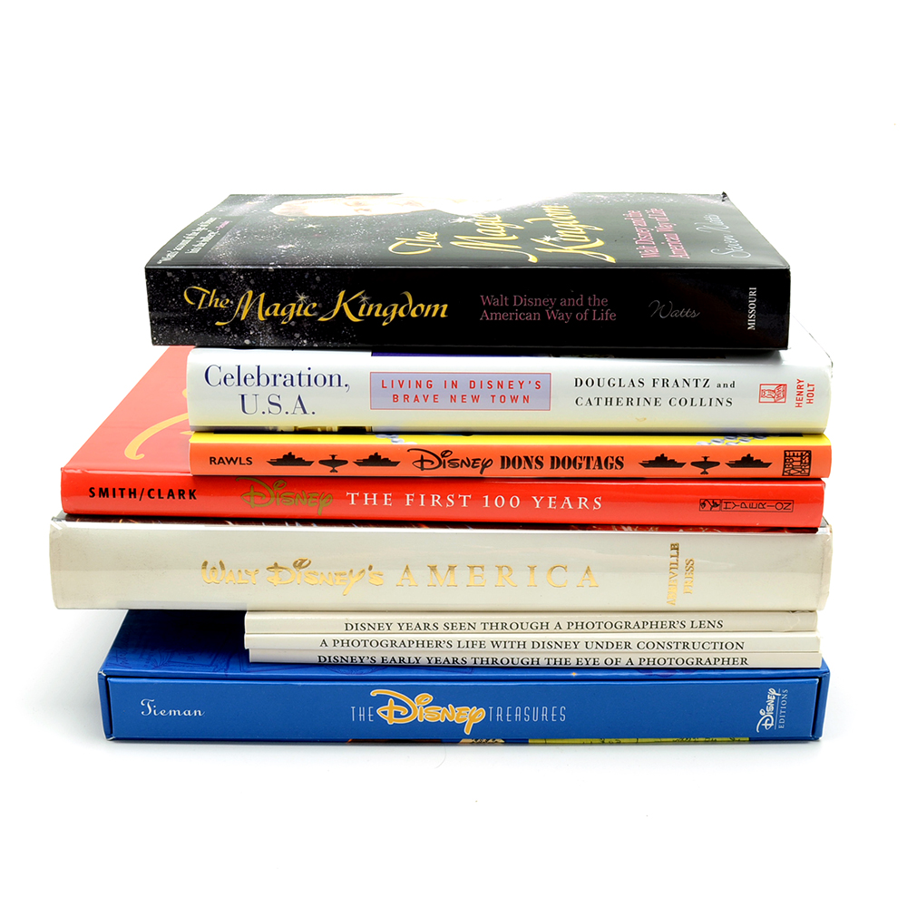 Disney History Books Featuring "The Disney Treasures"