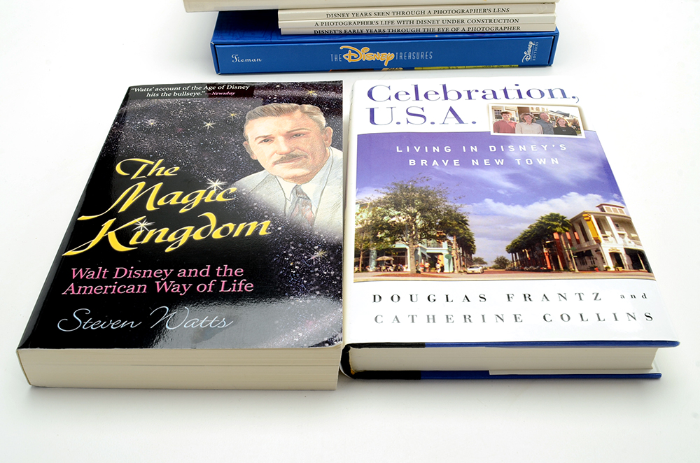 Disney History Books Featuring "The Disney Treasures"