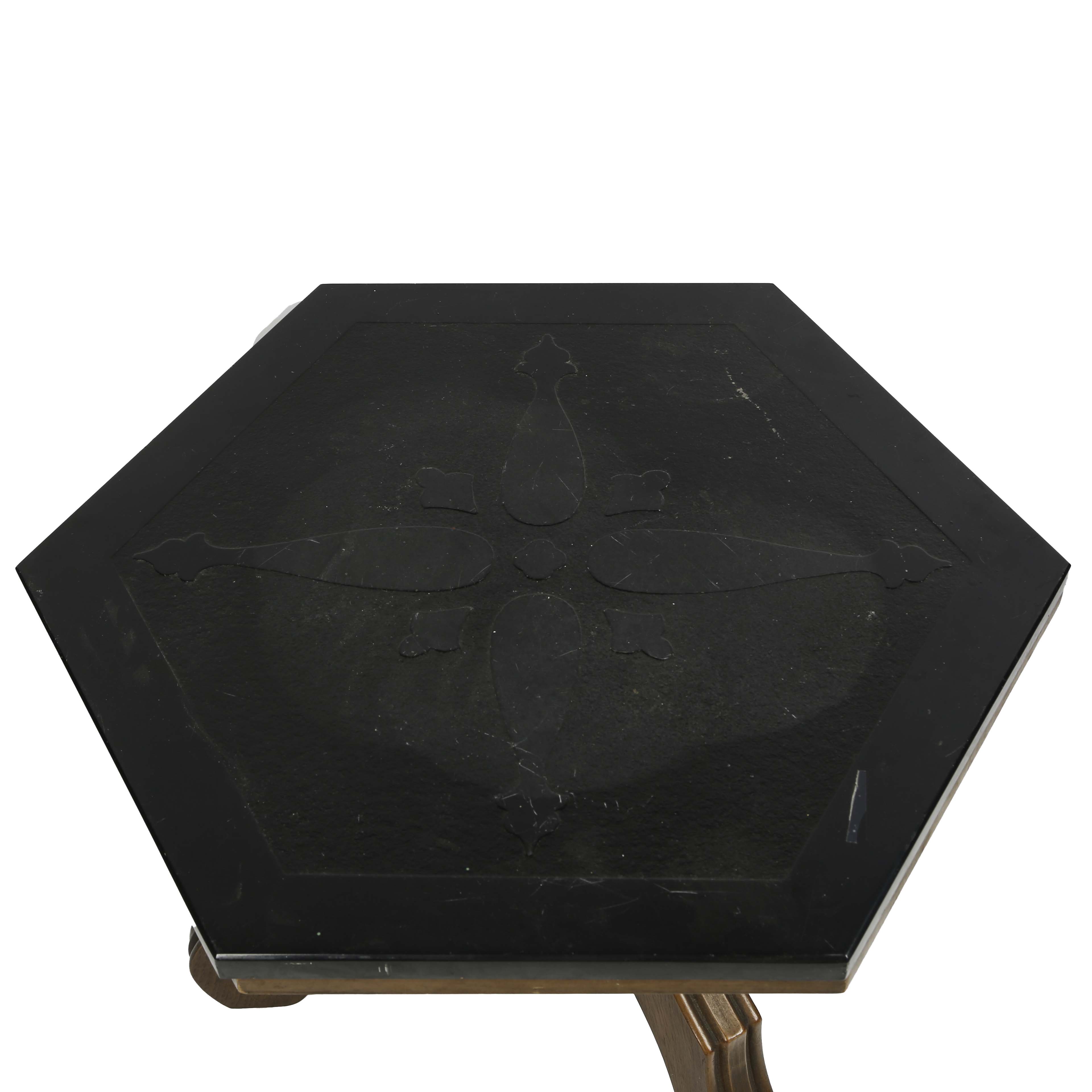 Vintage Hexagonal Side Table