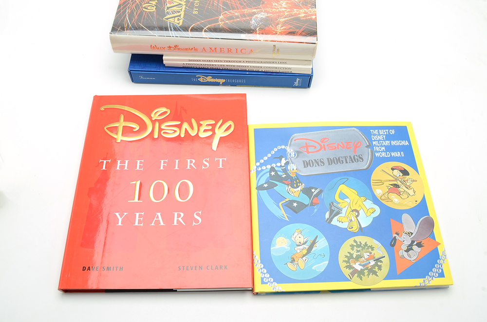 Disney History Books Featuring "The Disney Treasures"