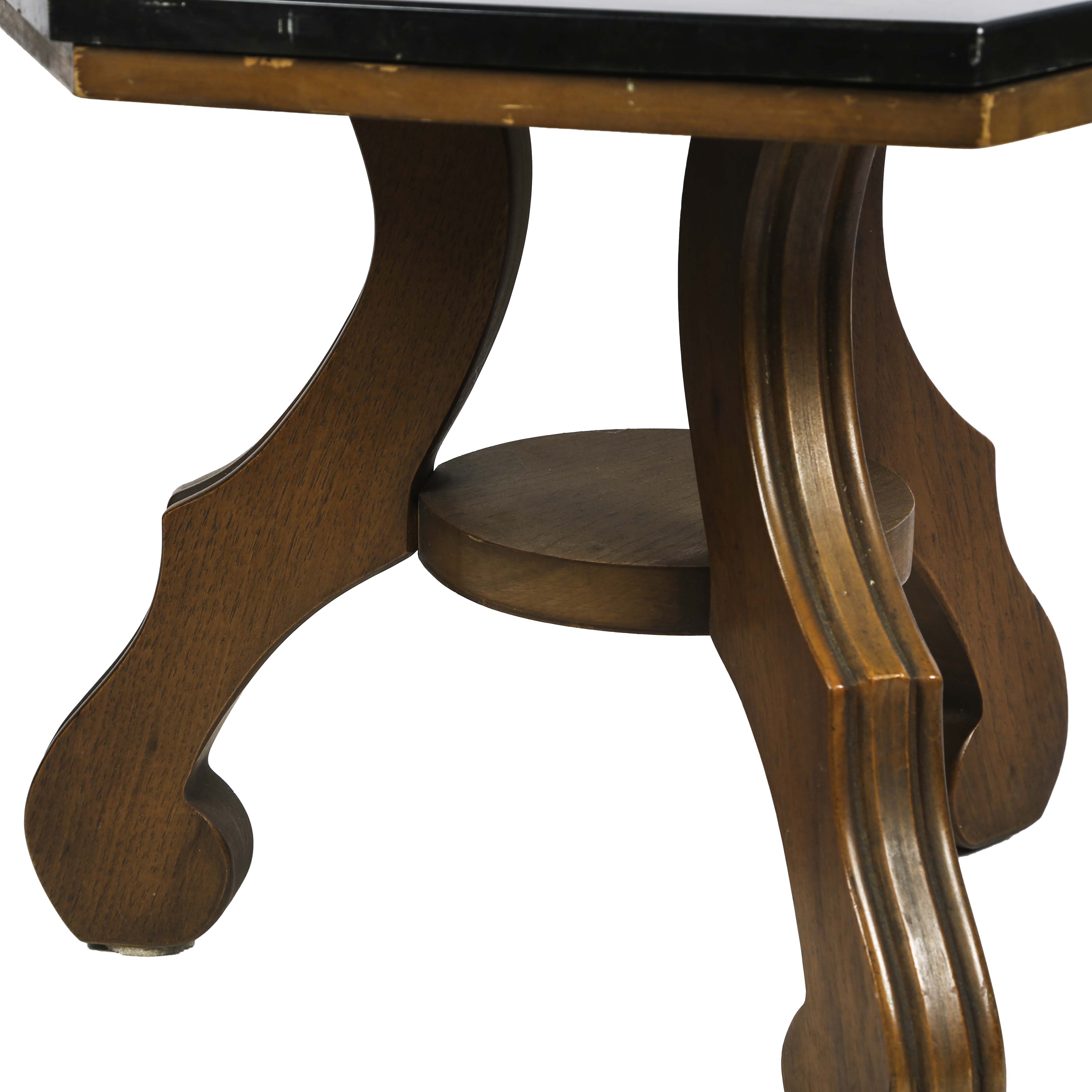 Vintage Hexagonal Side Table