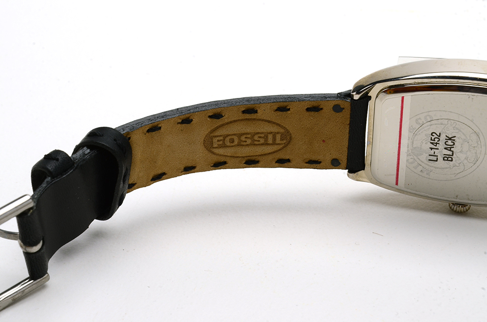 Fossil Mickey Mouse Watch With Collectible Wooden Toy Train