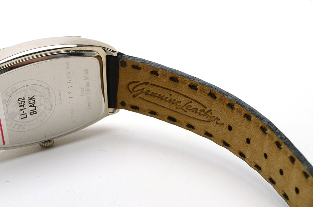 Fossil Mickey Mouse Watch With Collectible Wooden Toy Train