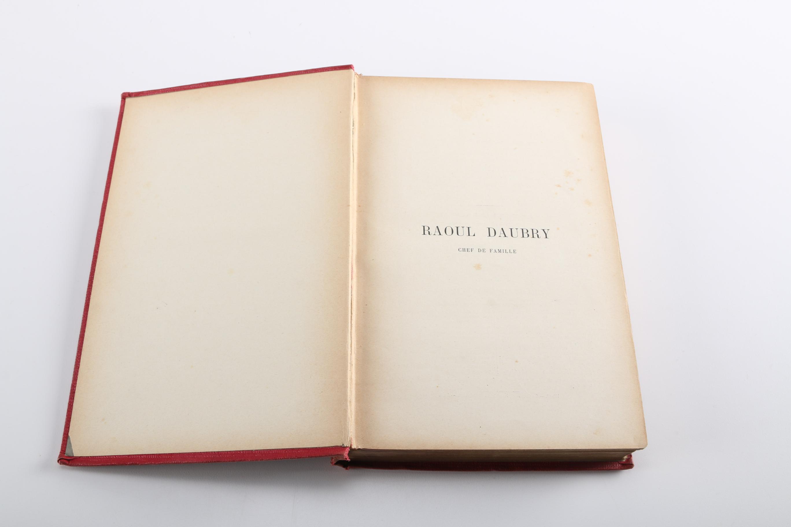 1903 "Raoul Daubry: Chef de Famille" by Mlle. Z. Fleuriot