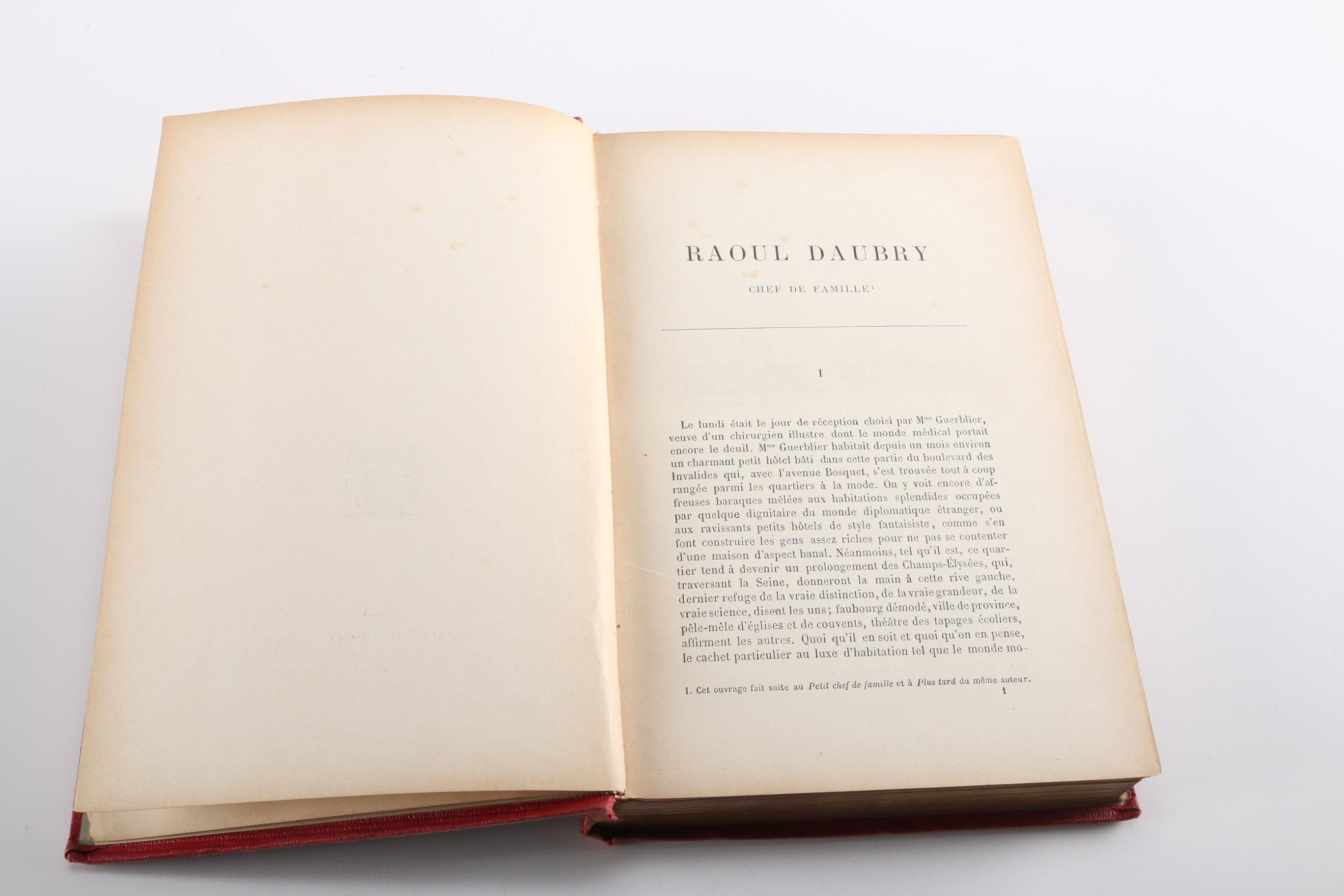 1903 "Raoul Daubry: Chef de Famille" by Mlle. Z. Fleuriot