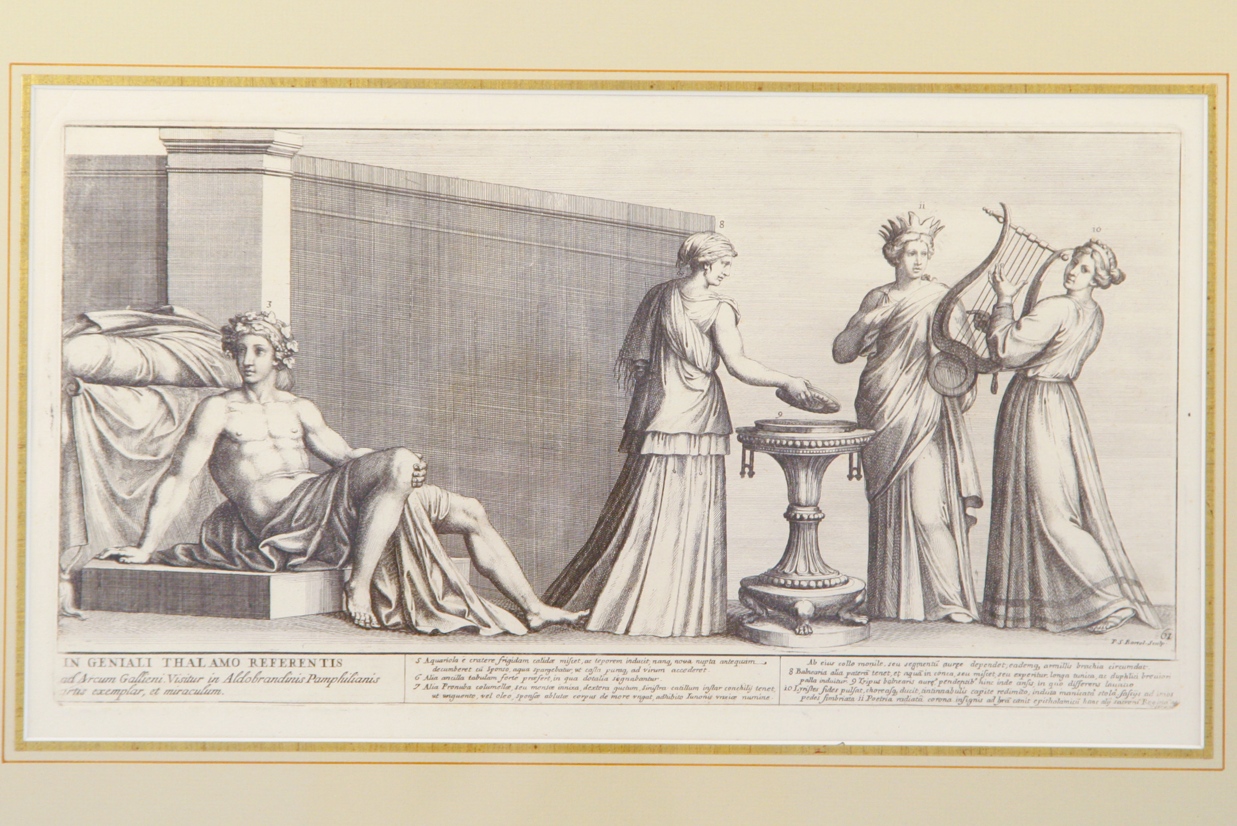 17th Century Pietro Santi Bartoli Engraving