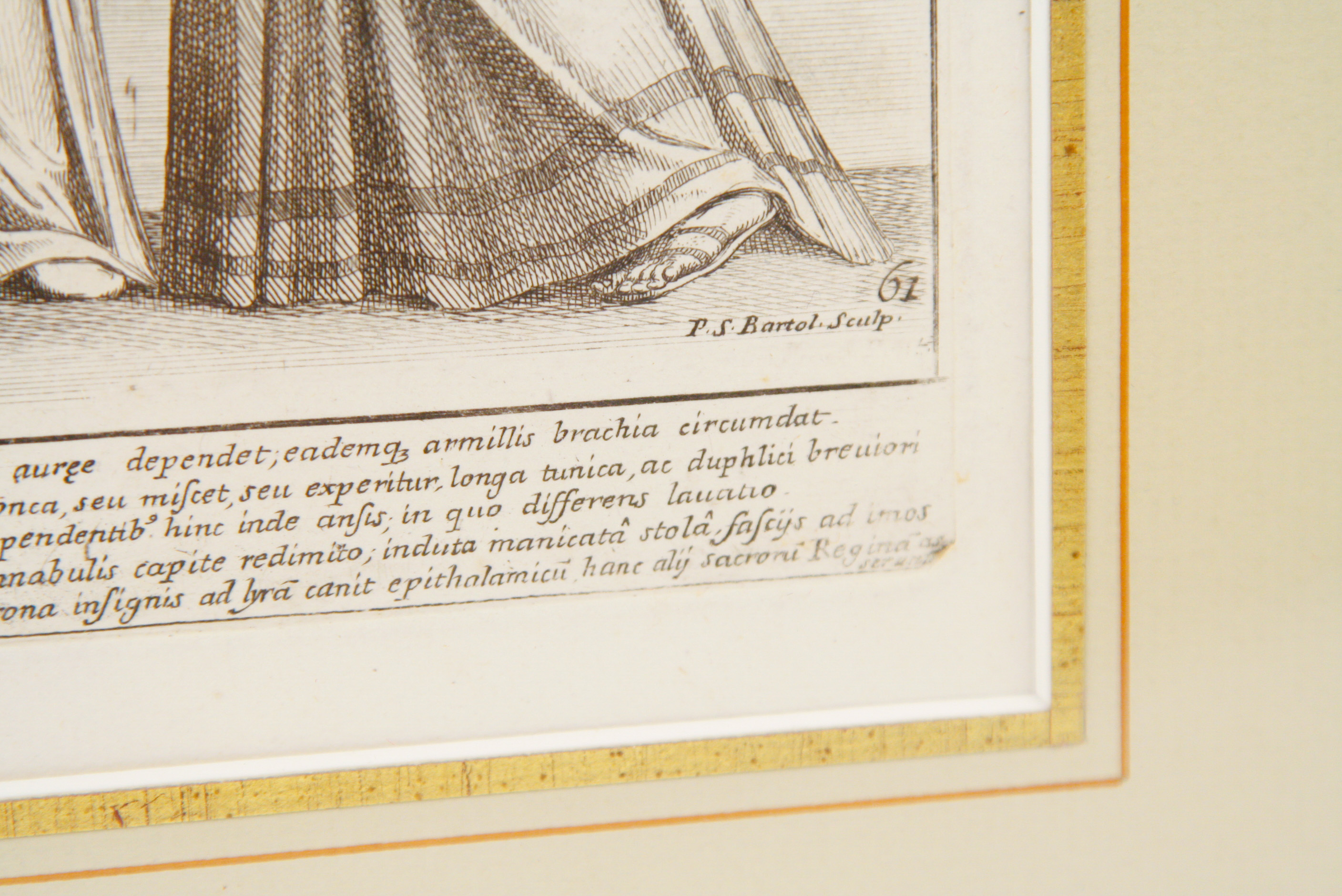 17th Century Pietro Santi Bartoli Engraving