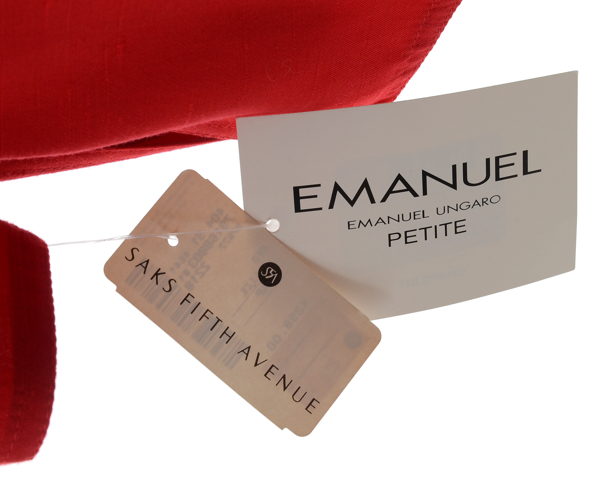 1980s Emanuel Ungaro Crimson Red Zipper Front Jacket