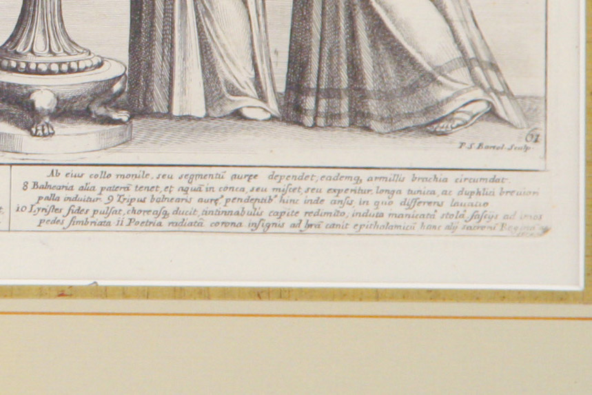 17th Century Pietro Santi Bartoli Engraving