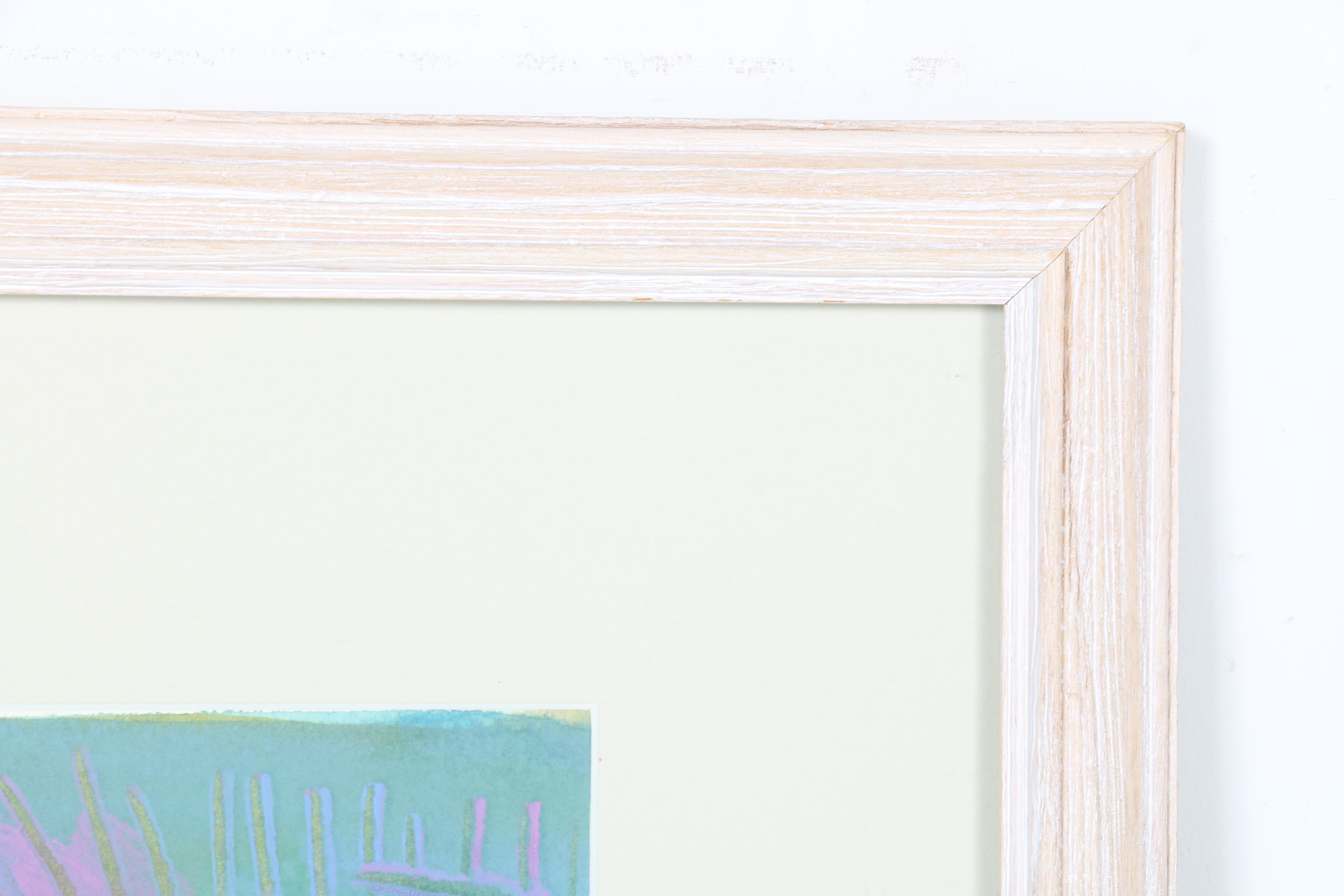 Abstract Watercolor and Acrylic on Paper