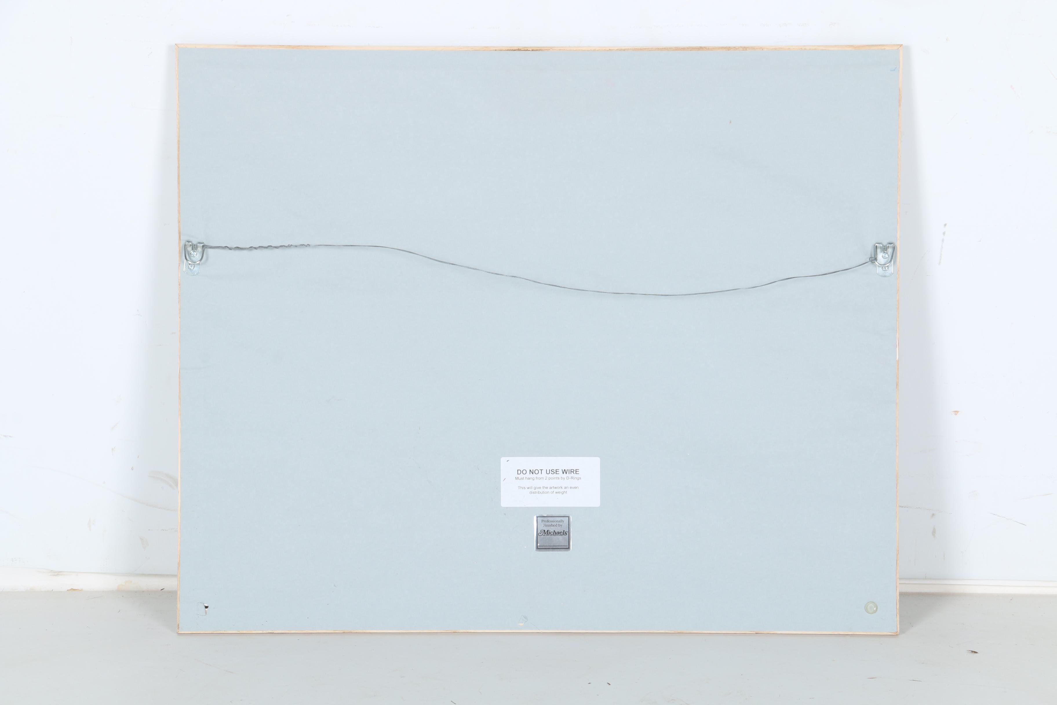 Abstract Watercolor and Acrylic on Paper