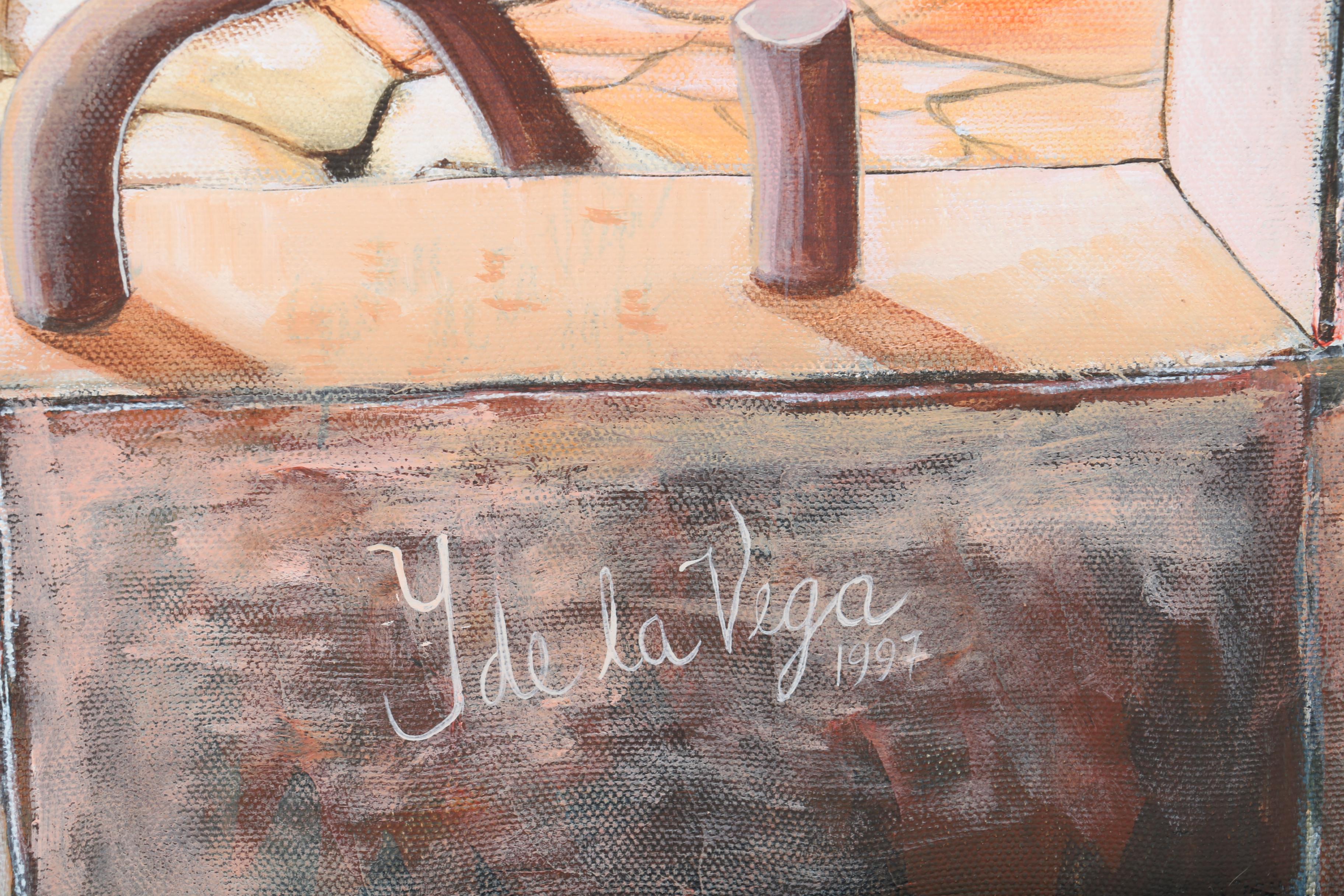 Jacqueline De La Vega Original Signed Oil Painting