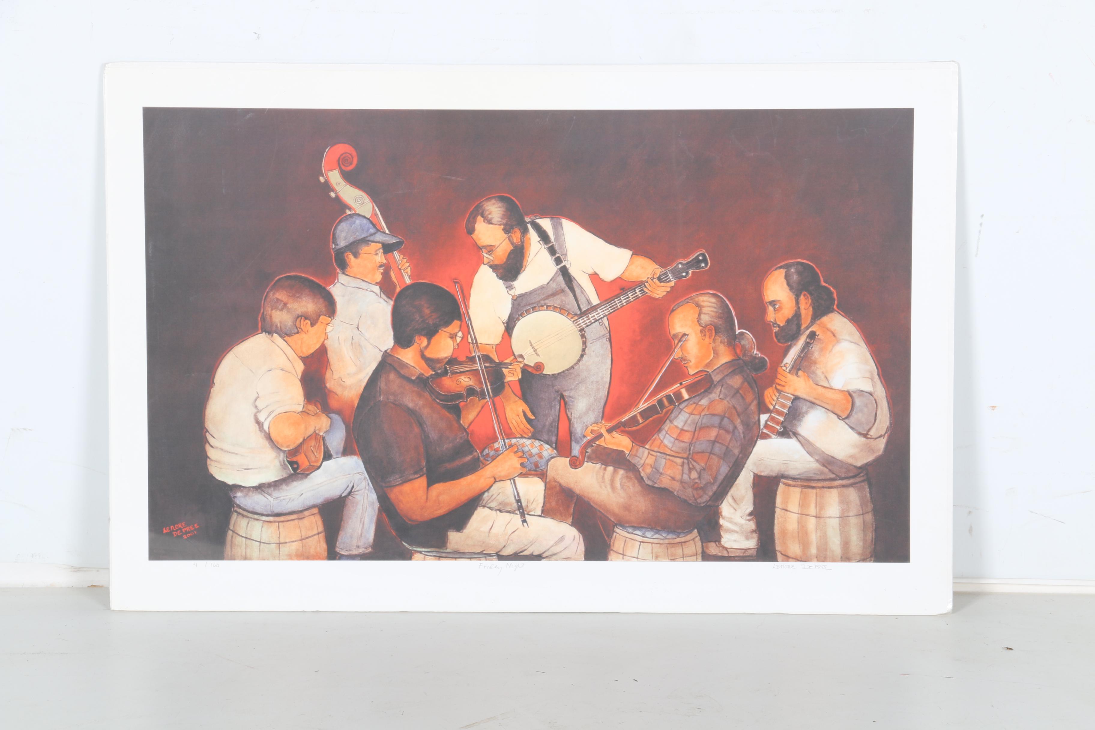 Lenore De Pree Limited Edition Giclée "Friday Night"