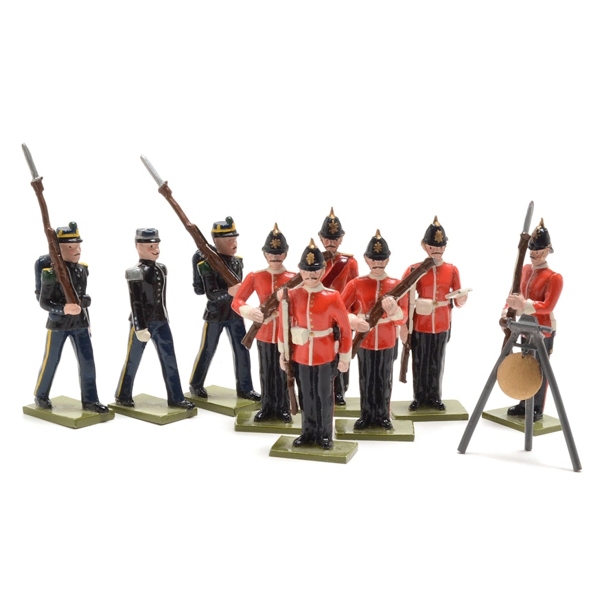 Collection of Steadfast Cast Metal Soldiers