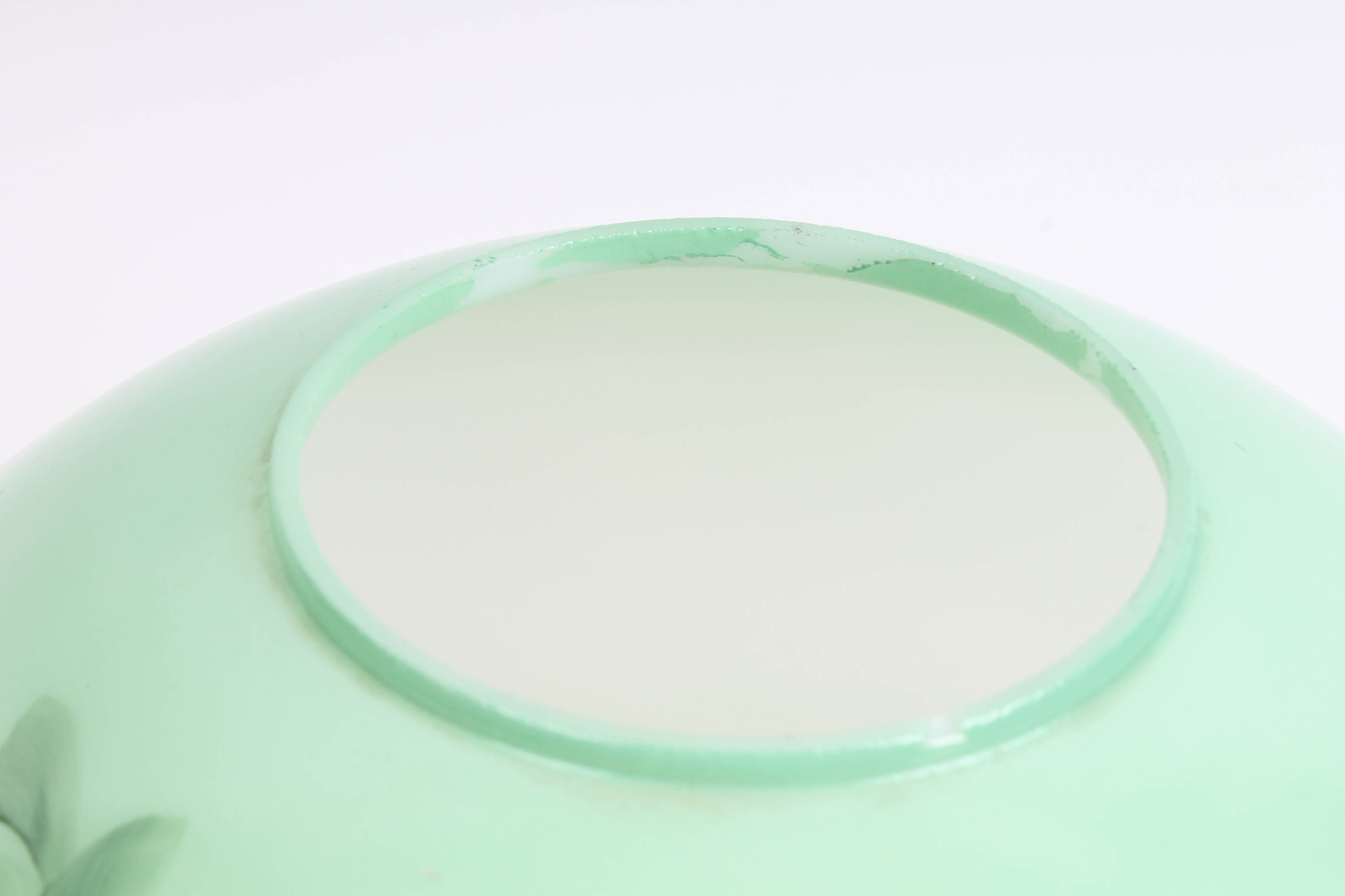 Pair of Antique China and Brass Oil Lamps