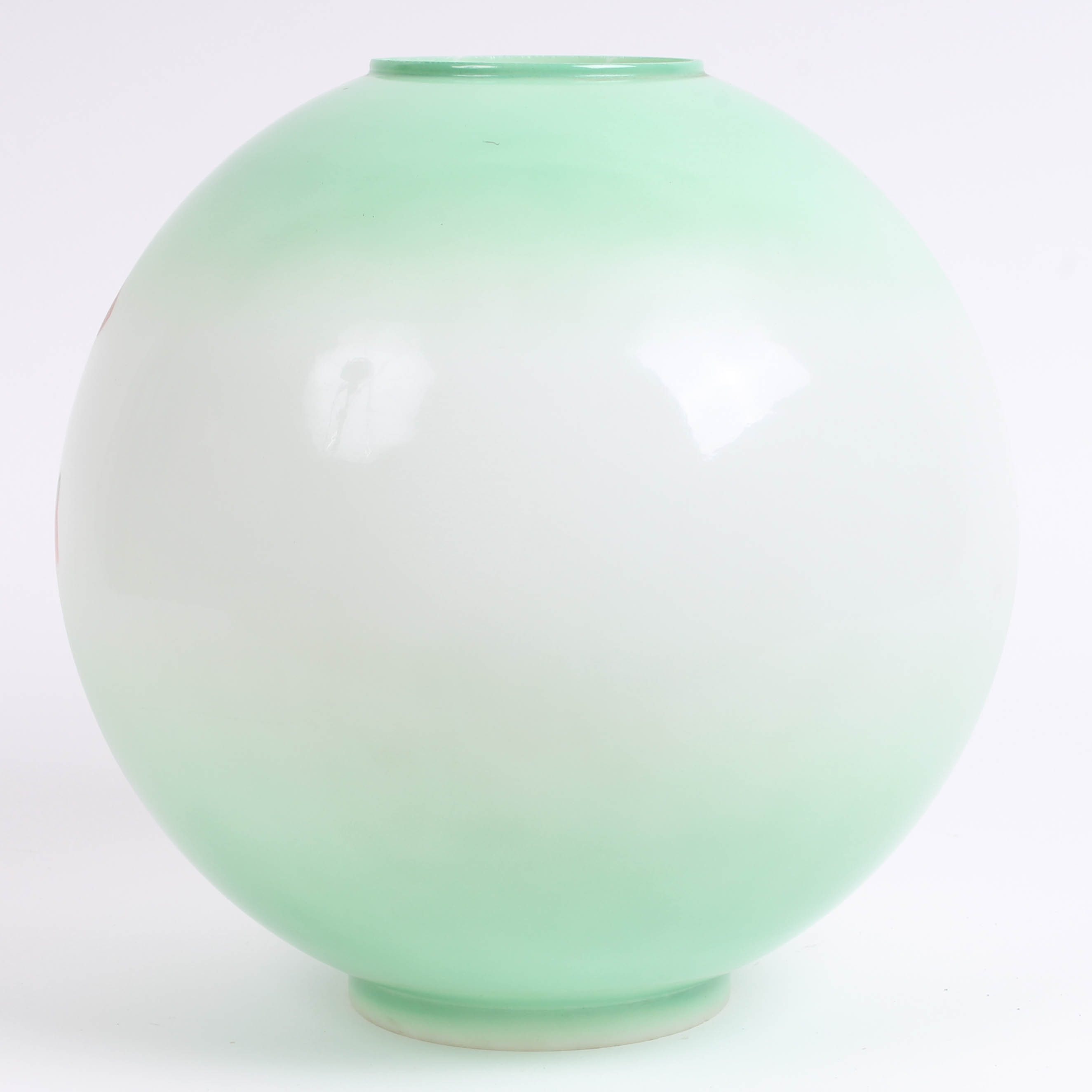 Pair of Antique China and Brass Oil Lamps