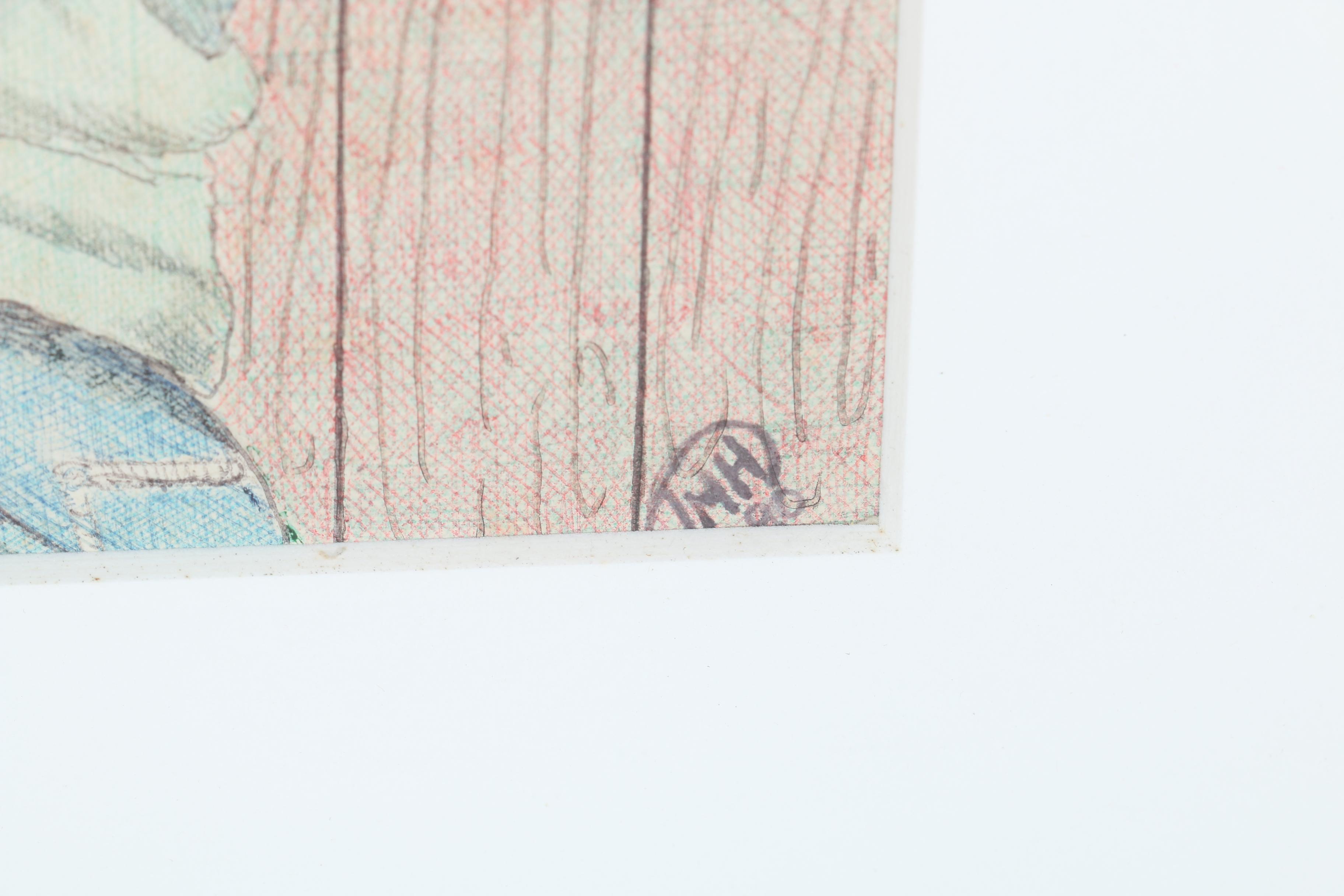 Pen on Paper of Cityscape