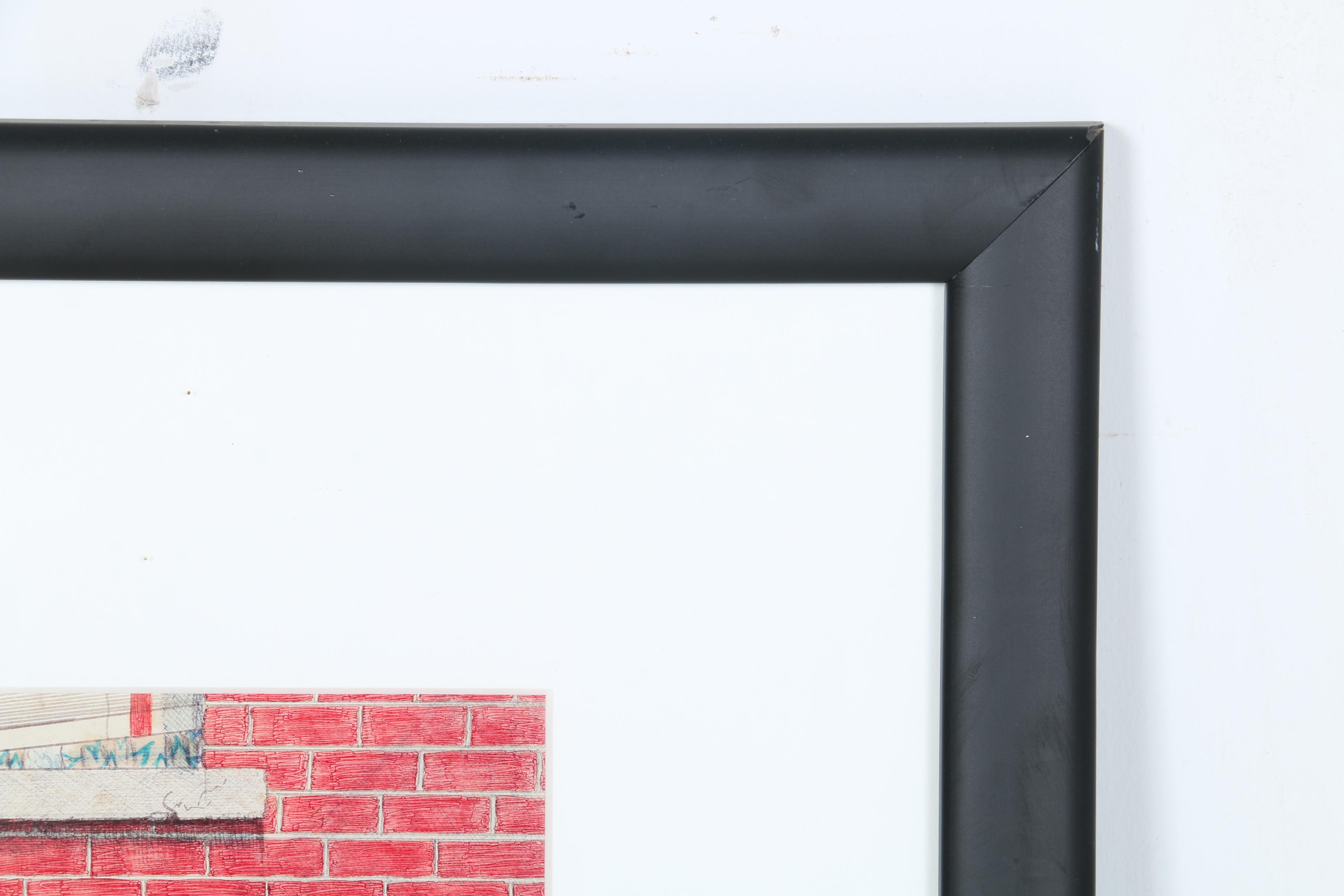 Pen on Paper of Cityscape