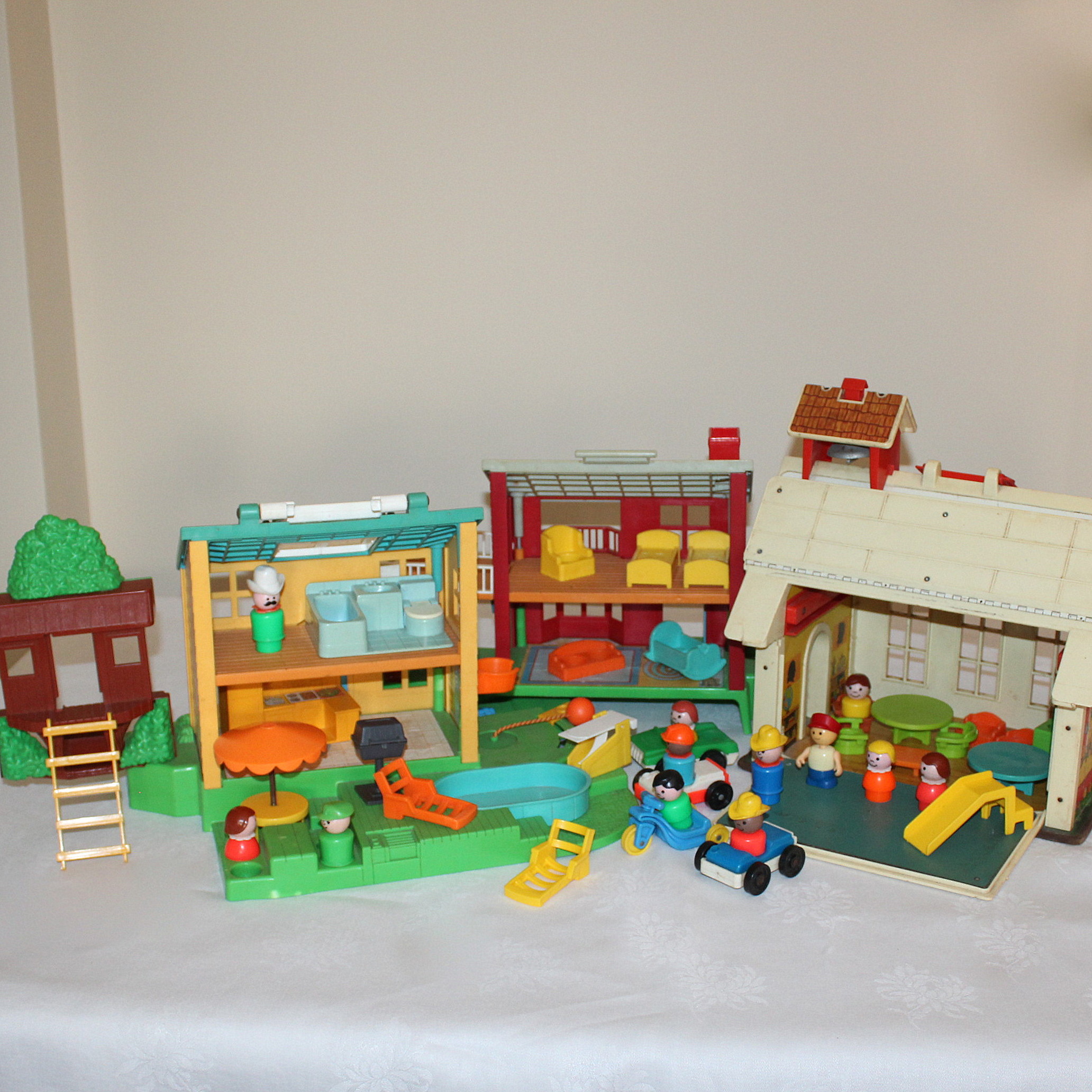 Vintage Fisher Price Little People Toys