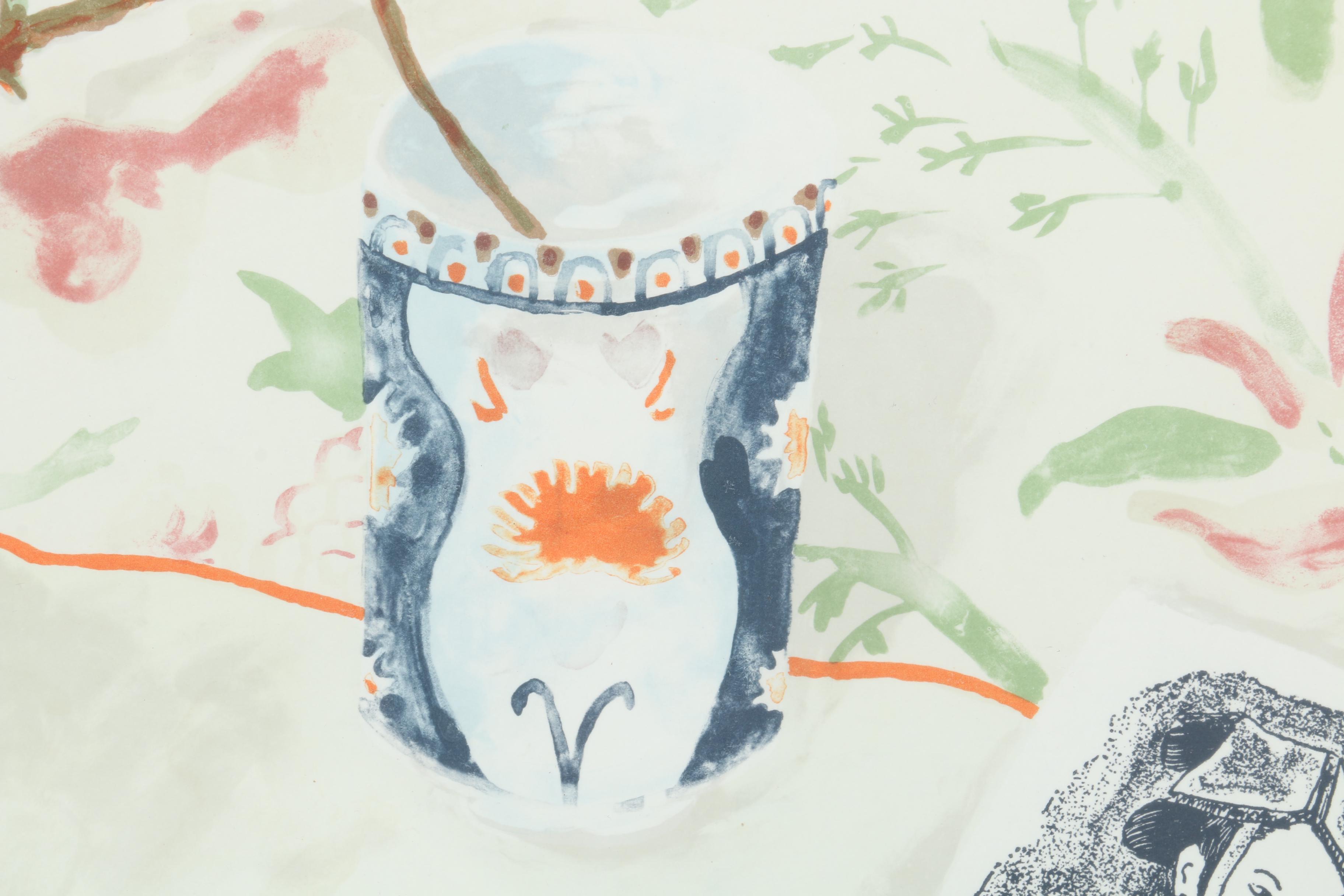 E. S. Bufano Artist Proof Lithograph "The Geishas"