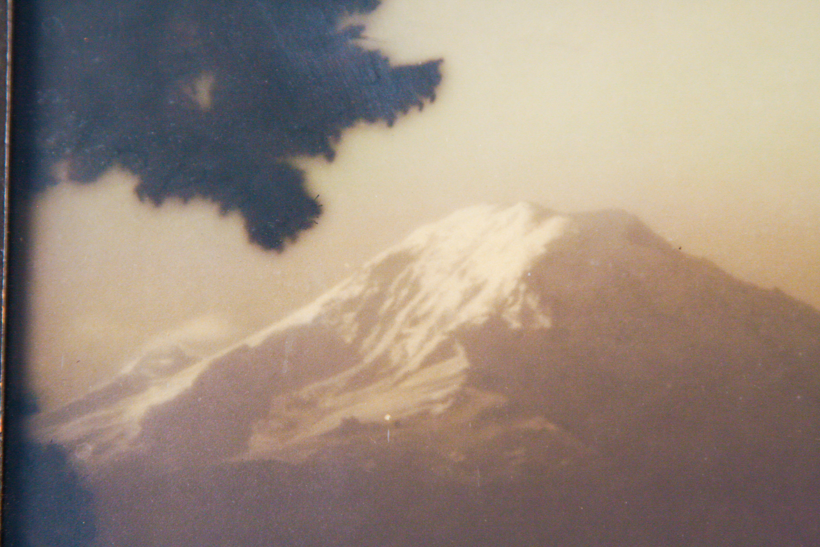 Norman Edson Signed Orotone Photograph "Silver Dawn (Moonlight, Mount Rainier)"