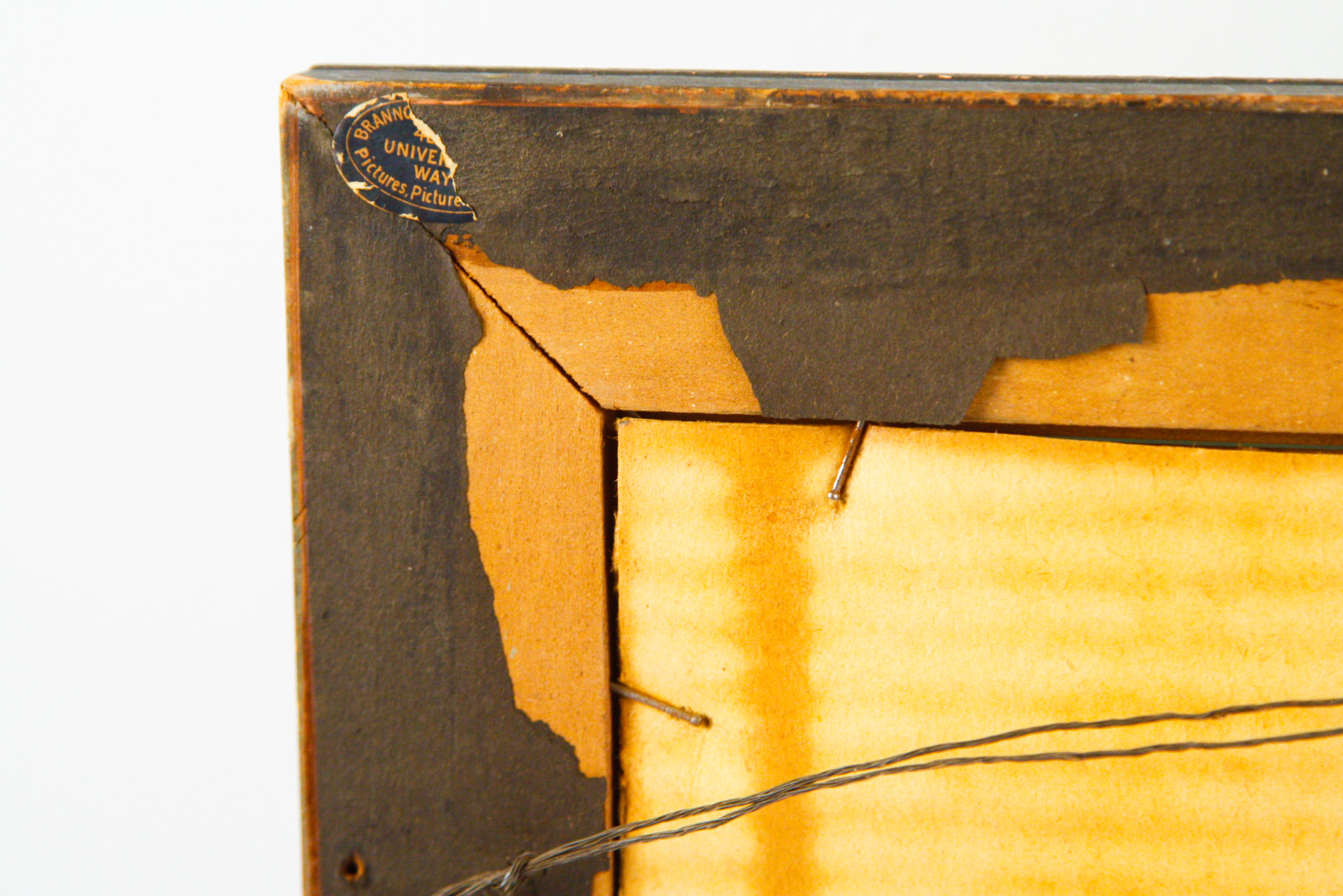 Norman Edson Signed Orotone Photograph "Silver Dawn (Moonlight, Mount Rainier)"