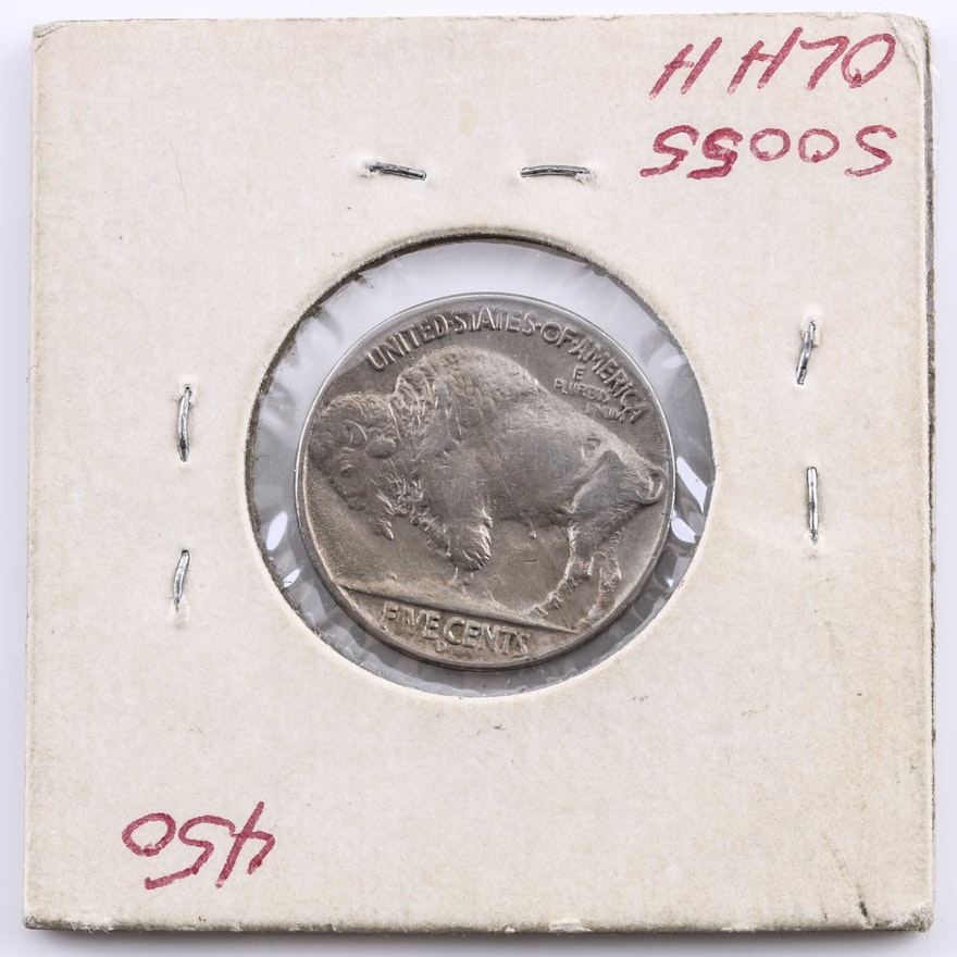 1937 D Three Legged Buffalo Nickel