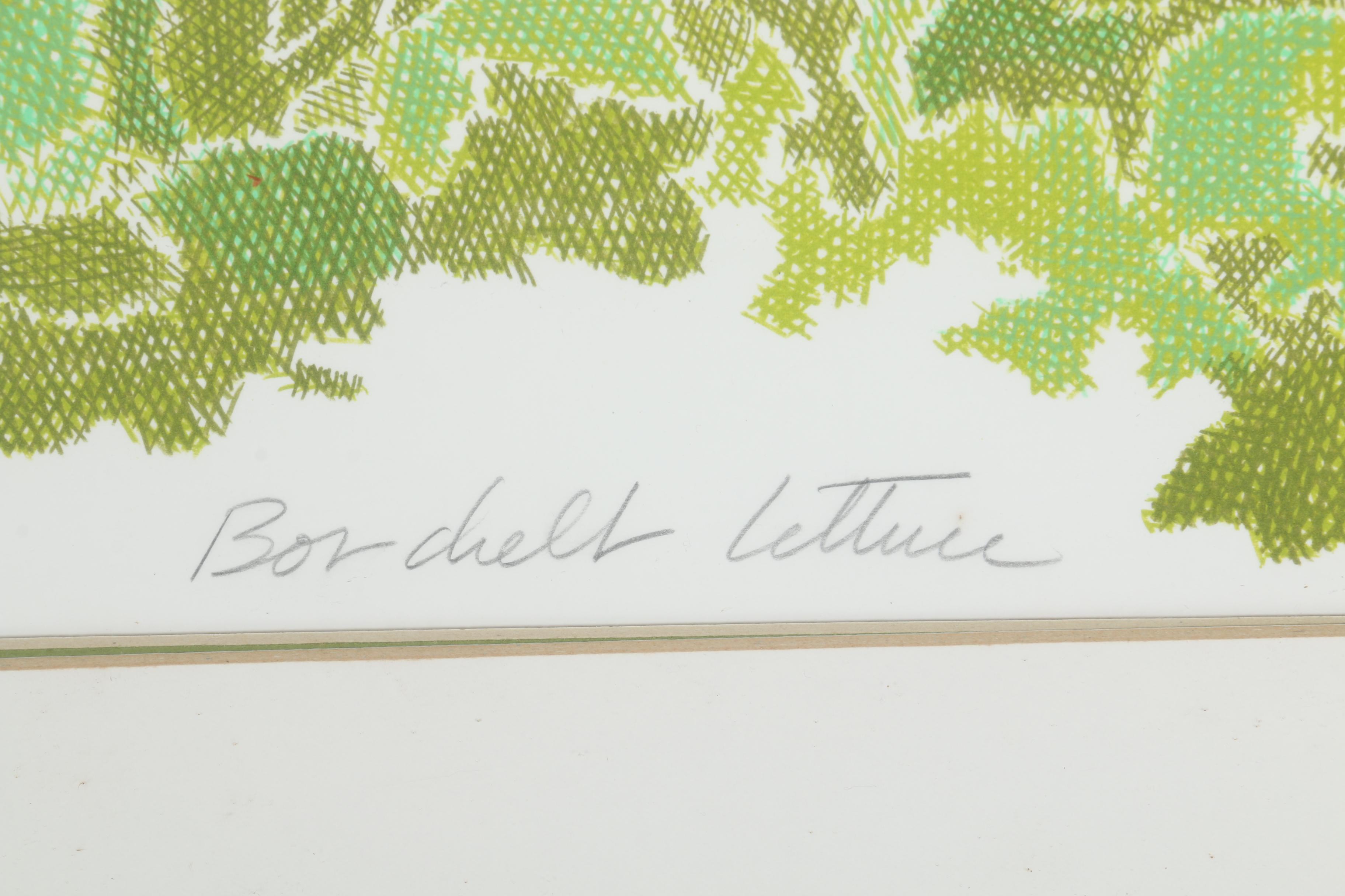 Laura Grosch Limited Edition Lithograph "Borchelt Lettuce"