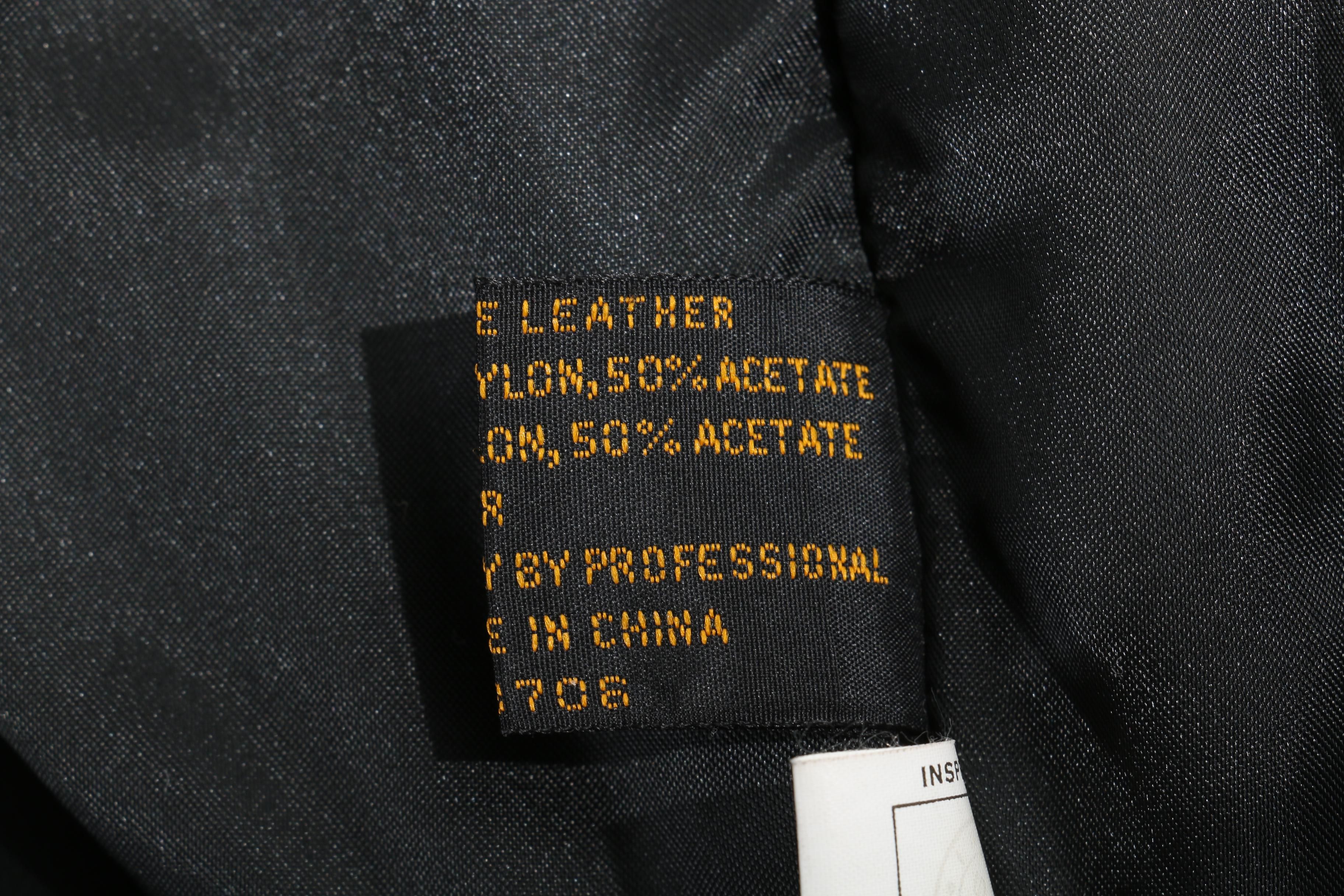 Lucien Garcon Leather Motorcycle Jacket