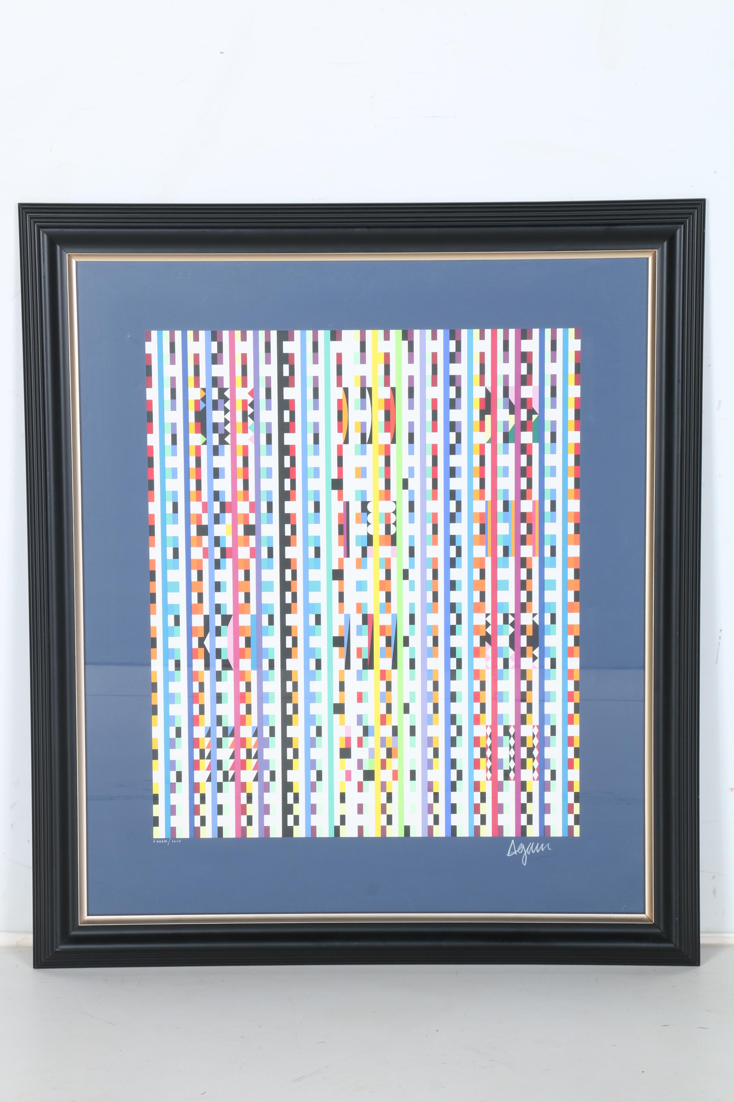 Yaacov Agam Limited Edition Serigraph "Beyond the Visible"