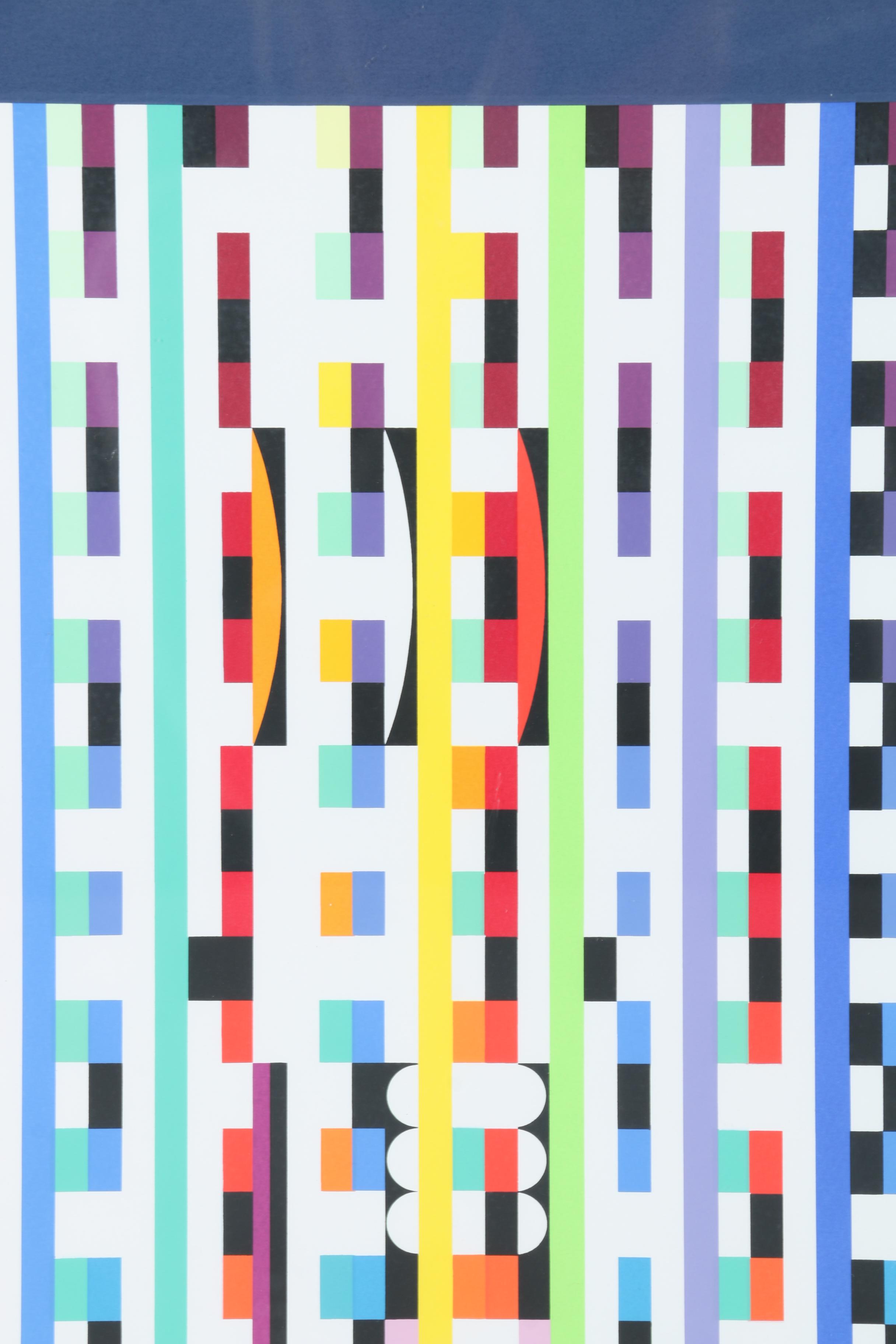 Yaacov Agam Limited Edition Serigraph "Beyond the Visible"