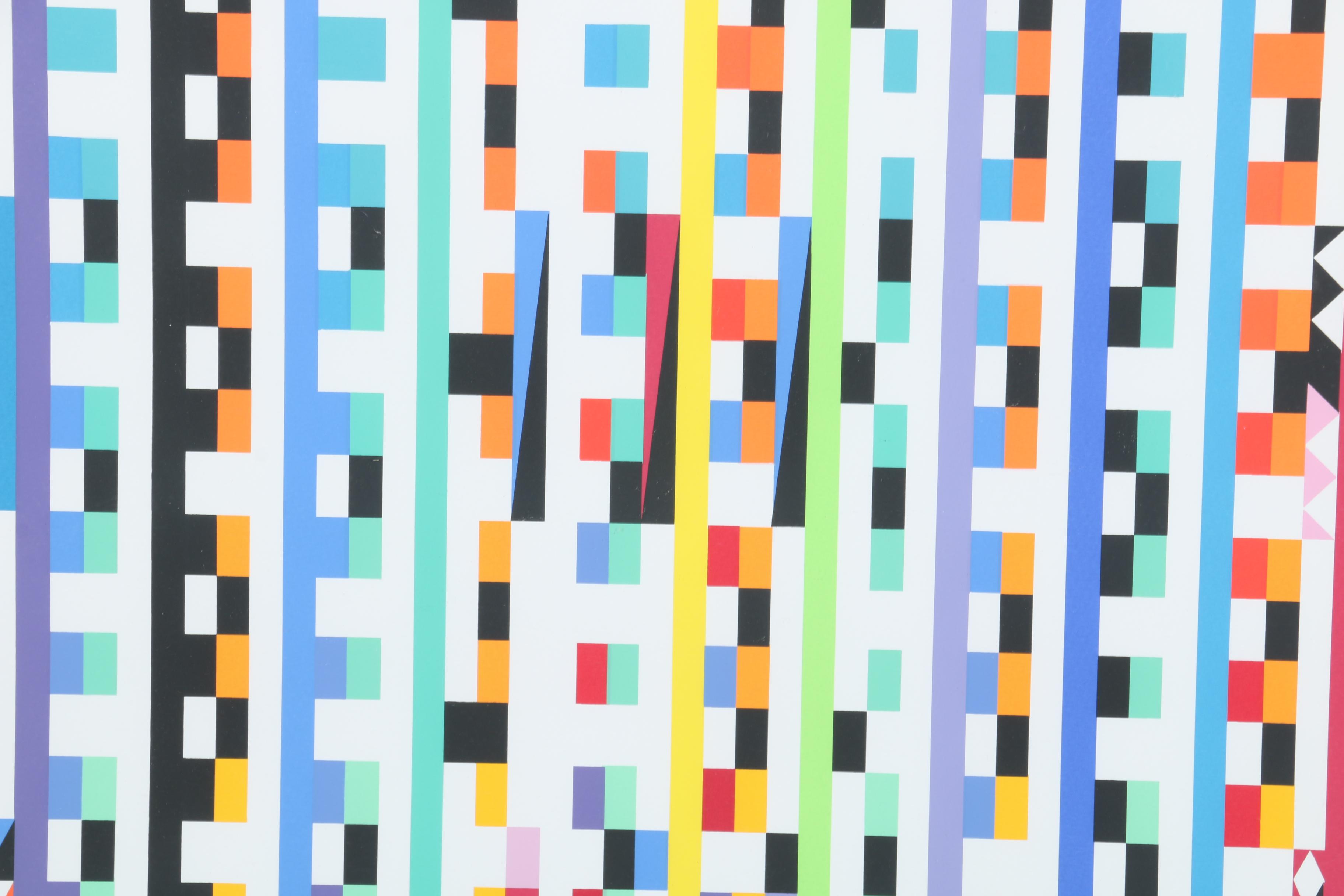 Yaacov Agam Limited Edition Serigraph "Beyond the Visible"