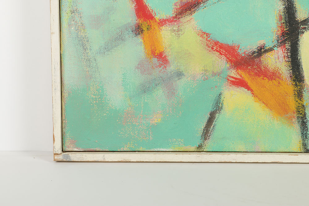 James Yoko Oil Painting on Canvas Abstract Composition