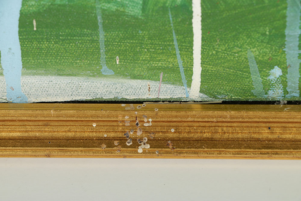 Robert T. Baribeau Mixed Media on Canvas "Color Wall Series"