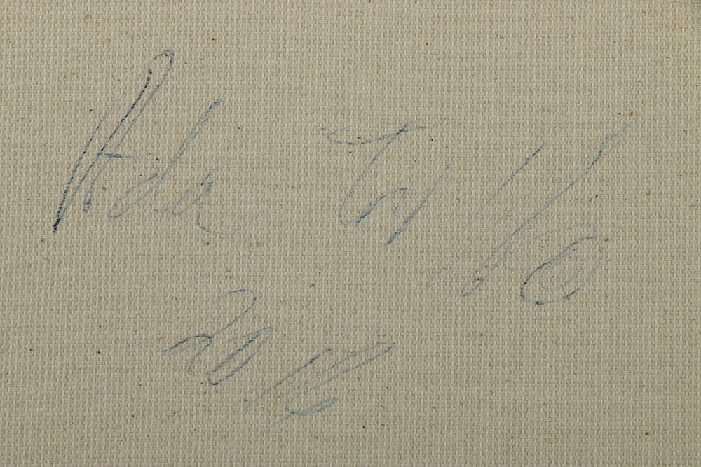 Ada Trillo Acrylic Painting on Canvas Abstract Scene