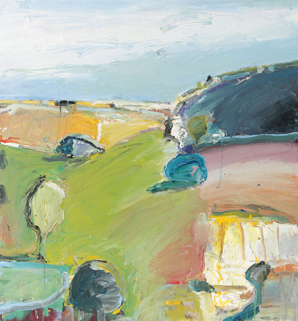 Robert T. Baribeau Acrylic Painting on Canvas Landscape