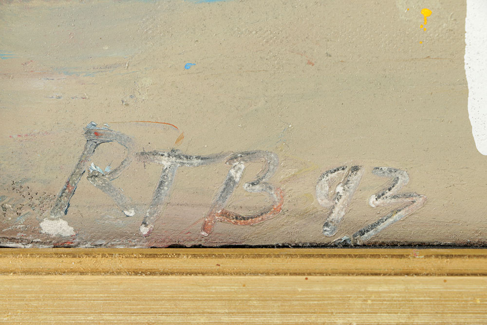 Robert T. Baribeau Mixed Media on Canvas "Color Wall Series"