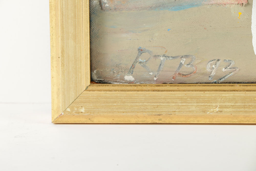 Robert T. Baribeau Mixed Media on Canvas "Color Wall Series"