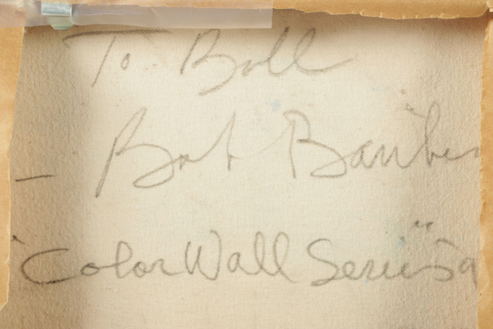 Robert T. Baribeau Mixed Media on Canvas "Color Wall Series"