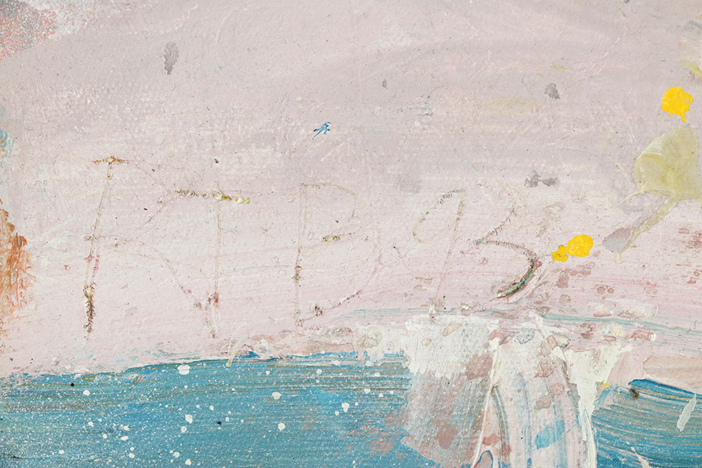 Robert T. Baribeau Mixed Media on Canvas "Signal Man"