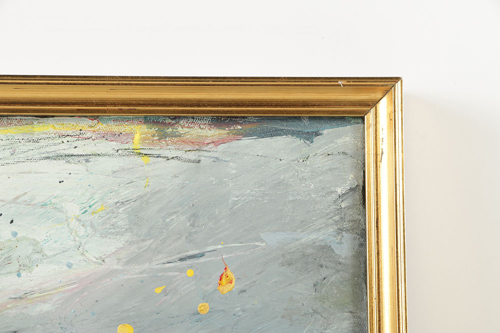 Robert T. Baribeau Mixed Media on Canvas "Signal Man"