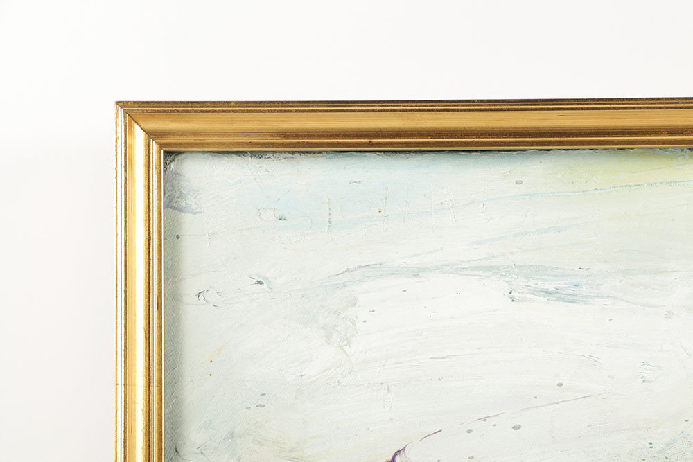 Robert T. Baribeau Mixed Media on Canvas "Signal Man"