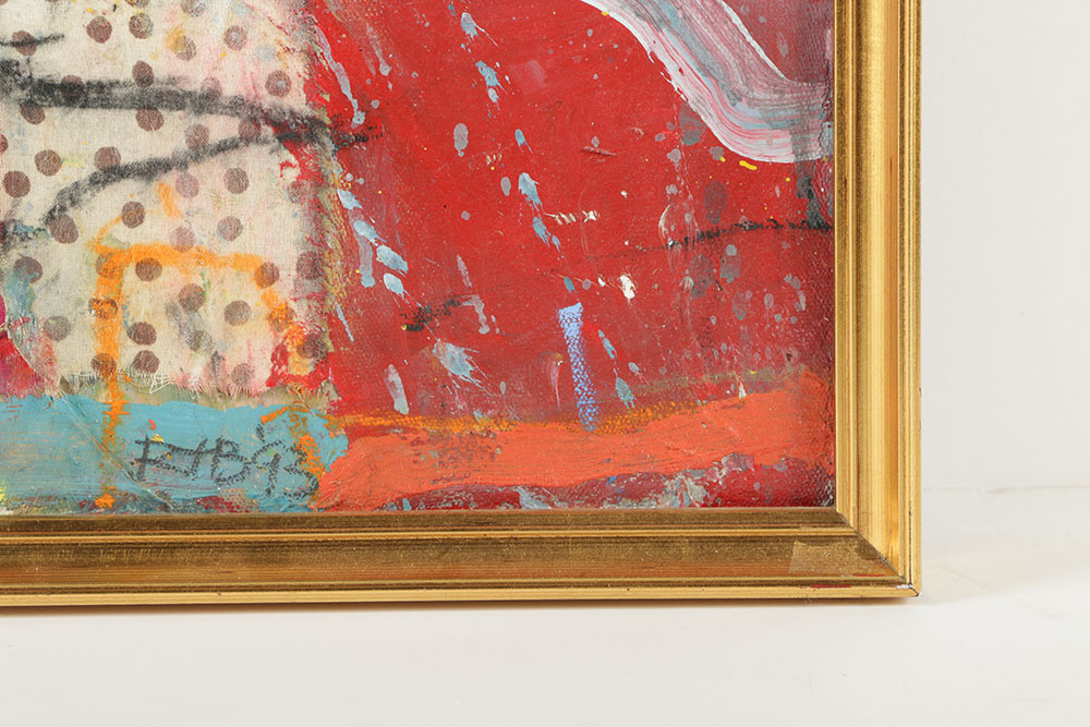 Robert T. Baribeau Mixed Media on Canvas "Signal Man"