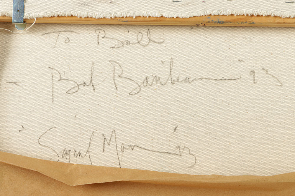 Robert T. Baribeau Mixed Media on Canvas "Signal Man"