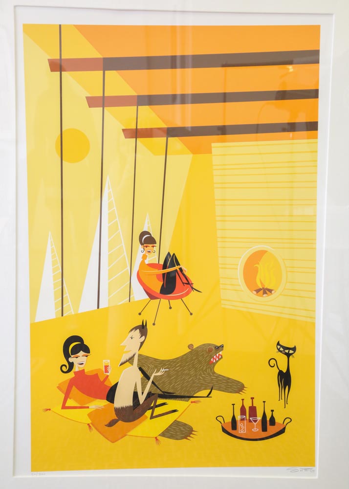 Shag Limited Edition Serigraph "Mellow Bacchanal"